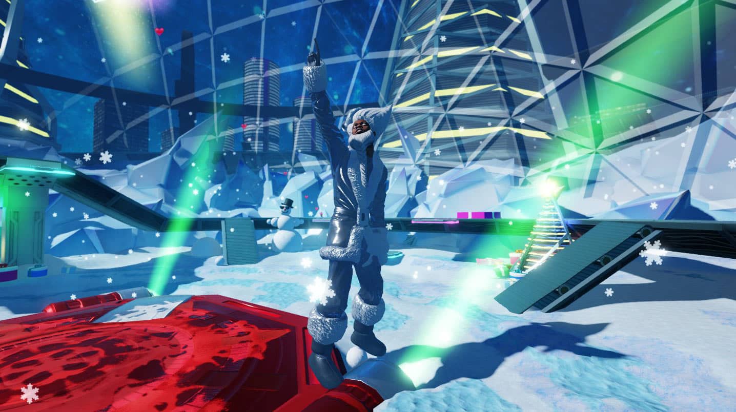 Lil Nas X performs at a Roblox Concert