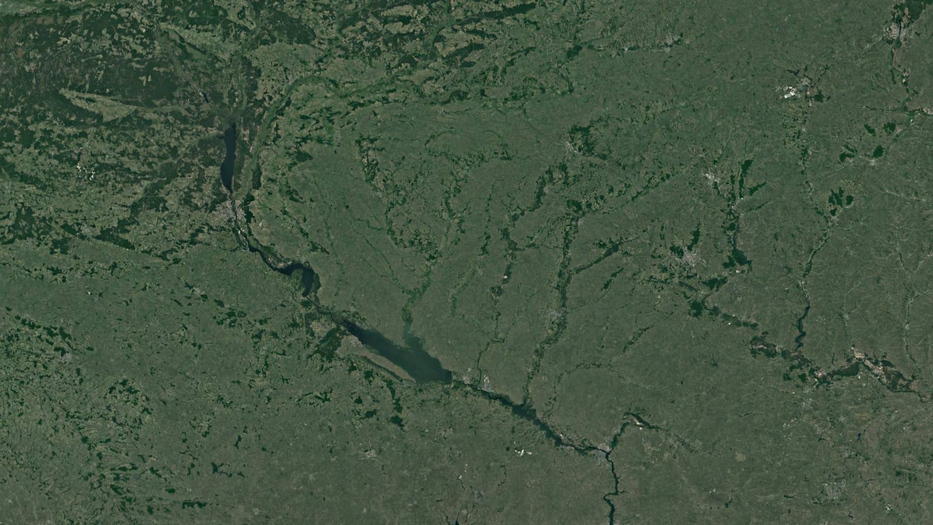 Satellite imagery of Ukraine