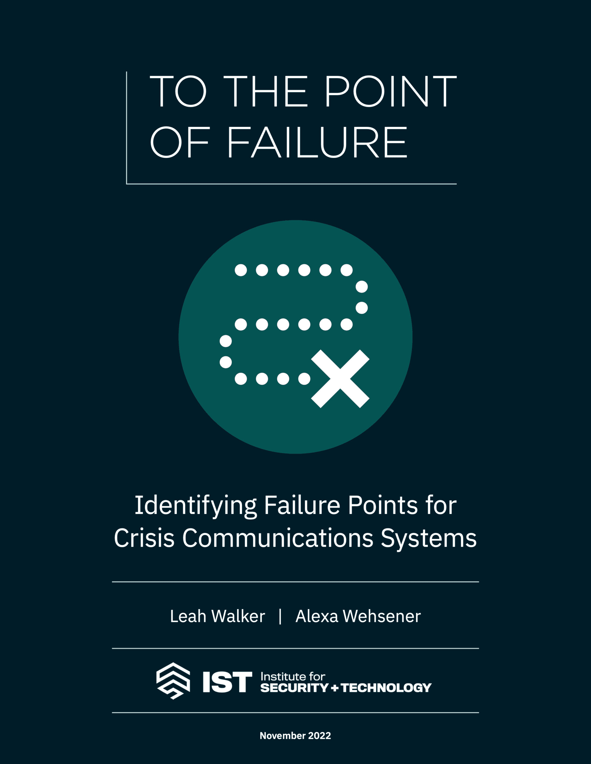 To the Point of Failure: Identifying Failure Points for Crisis Communications Systems
