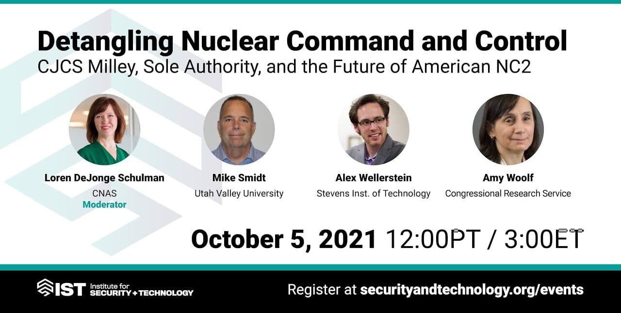 Detangling Nuclear Command and Control: CJCS Milley, Sole Authority, and the Future of American NC2