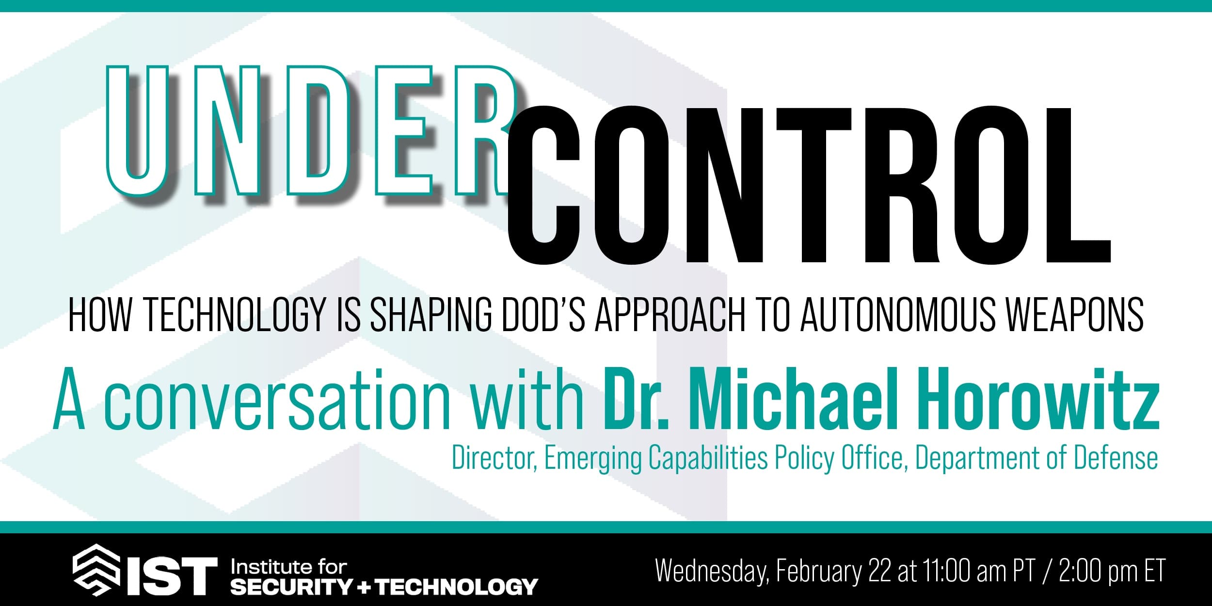 Under Control: How technology is shaping DoD’s approach to autonomous weapons