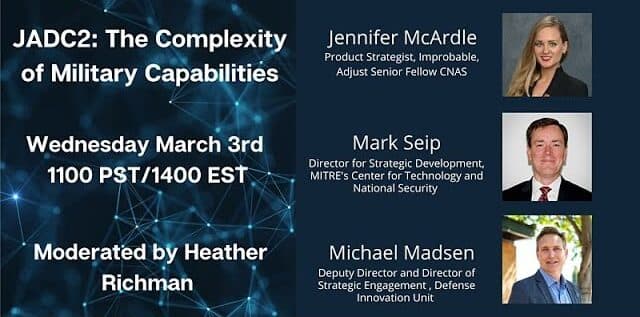 JADC2: The Complexity of Military Capabilities