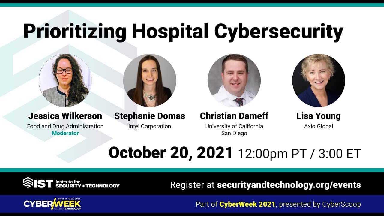Prioritizing Hospital Cybersecurity