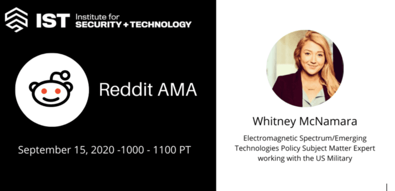 Reddit Ask Me Anything with Whitney McNamara