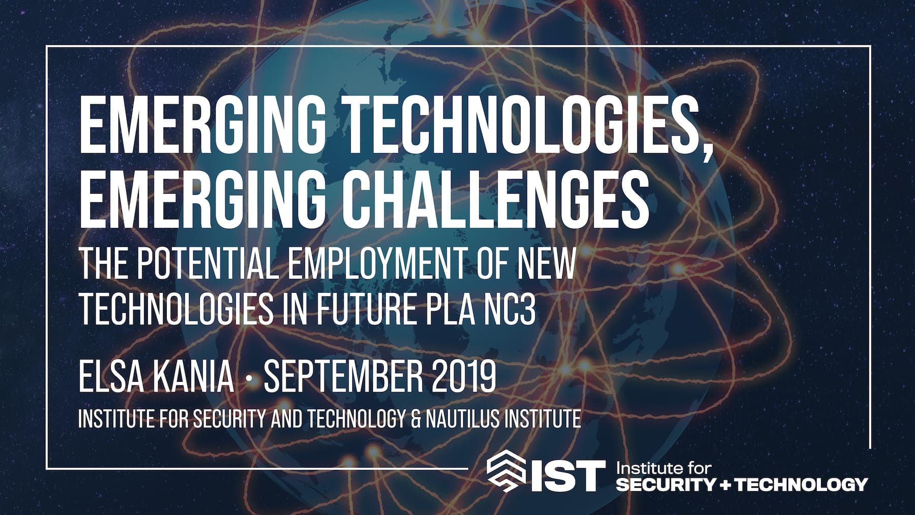 Emerging Technologies, Emerging Challenges: The Potential Employment of New Technologies in Future PLA NC3