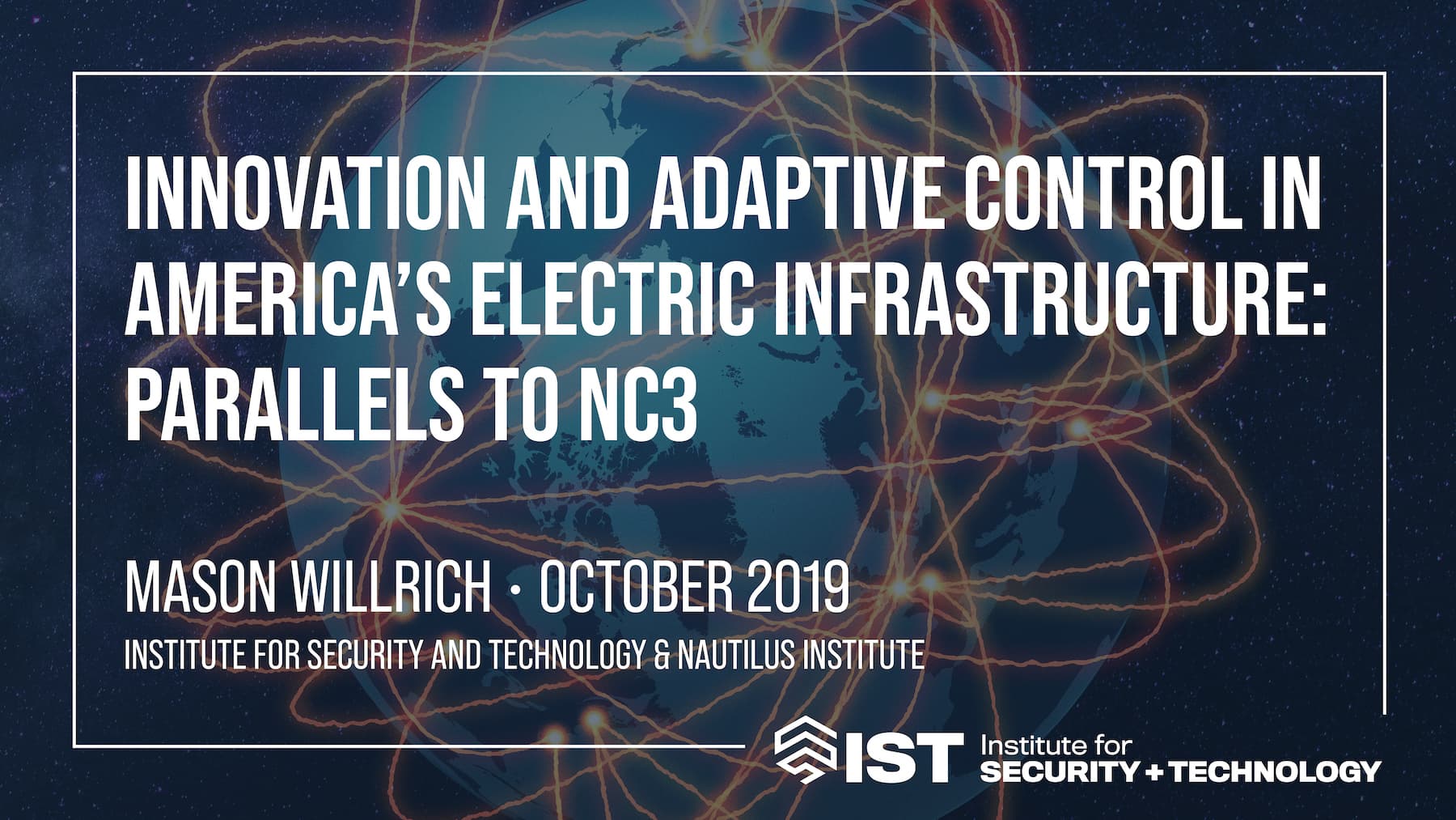 Innovation and Adaptive Control in America's Electric Infrastructure ...