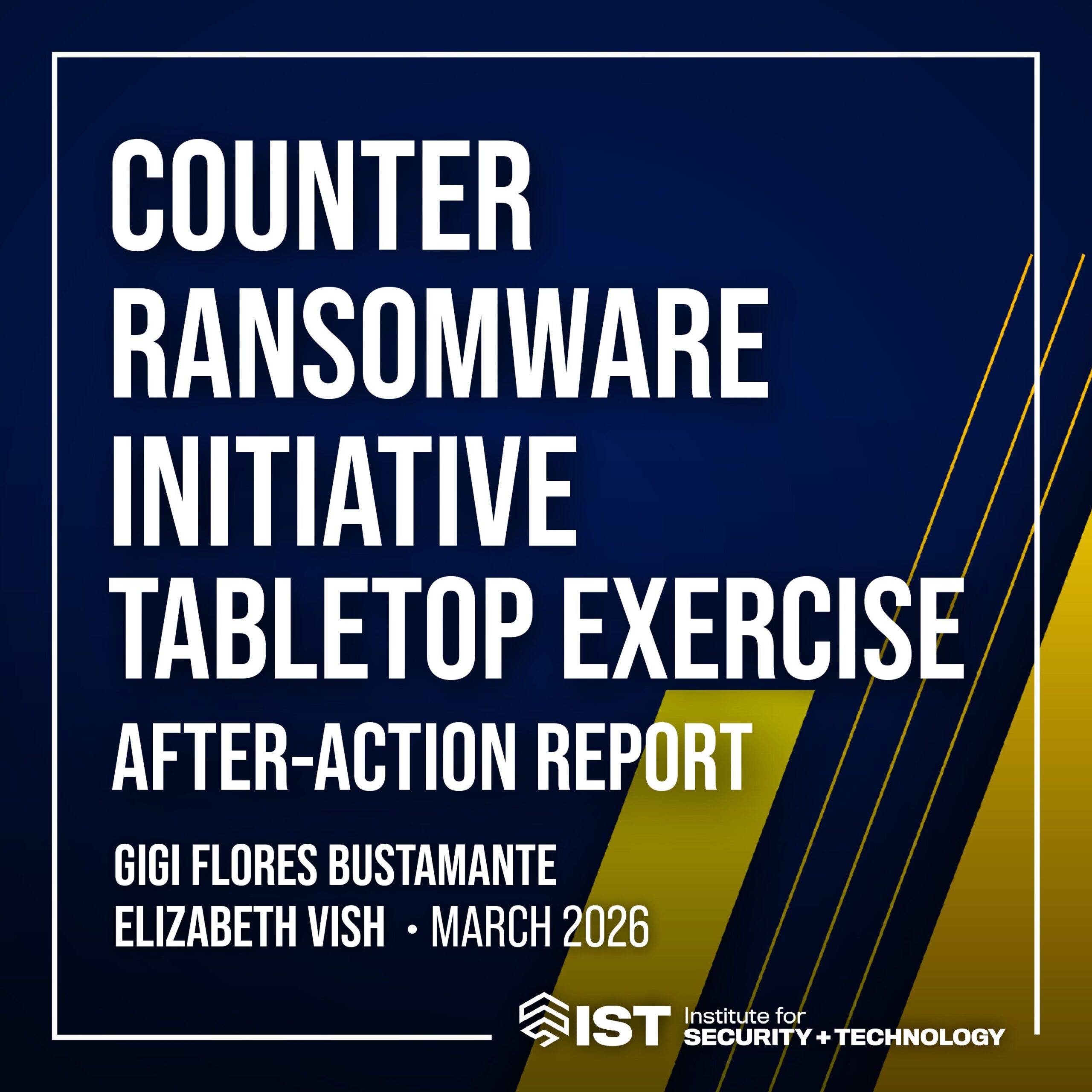 Counter Ransomware Initiative Tabletop Exercise: After-Action Report